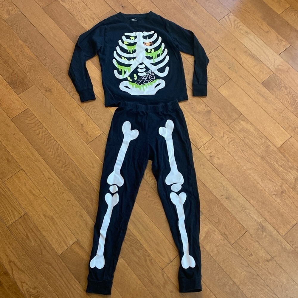 Kids Skeleton 2 Piece Outfit